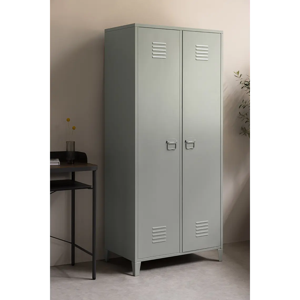 Armario taquilla de 2 puertas en acero 13