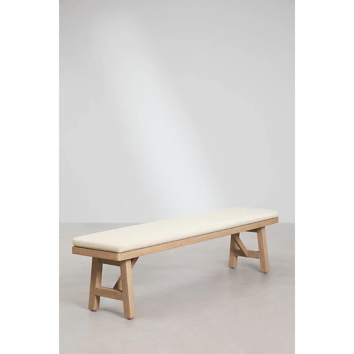Banca de comedor Maelis en madera de acacia 3