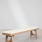 Banca de comedor Maelis en madera de acacia - Miniatura 3