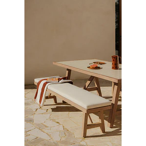 Banco de jardín 190 cm en madera de acacia Doreva