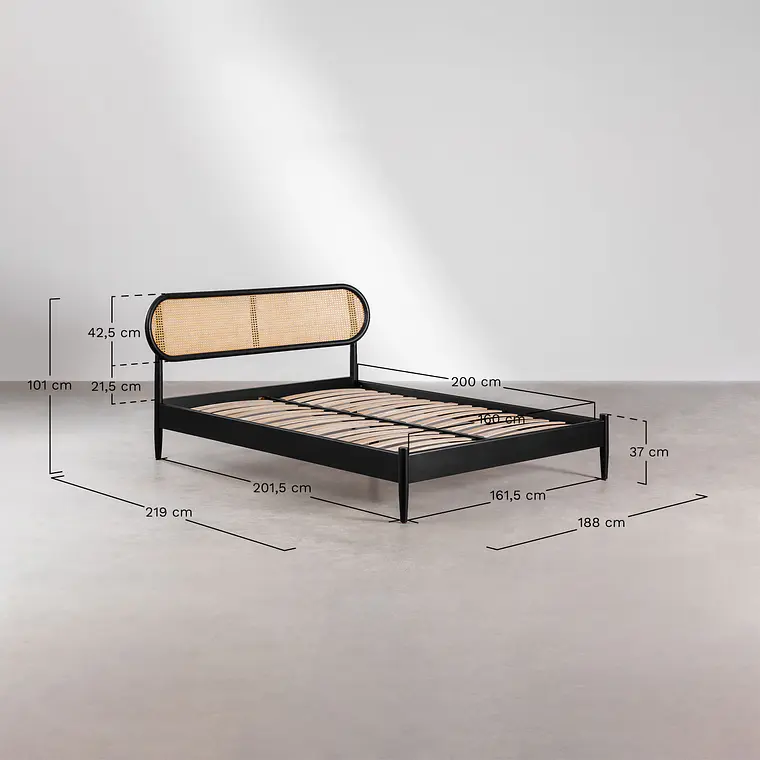 Cama Arlen en madera 8