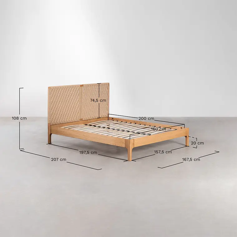 Cama Evara en madera 8