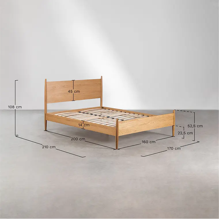 Cama Kalen en madera 9