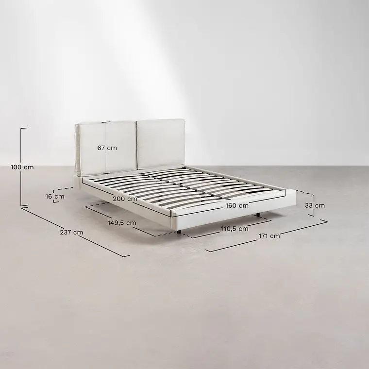 Cama Talin tapizado 9