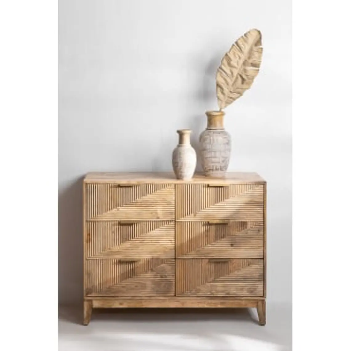 Cómoda Leris 110x40 cm en madera de mango 8