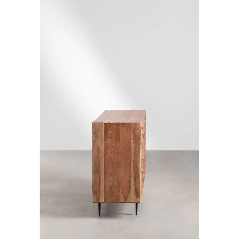 Cómoda Naela 110x40 cm en madera de acacia 4