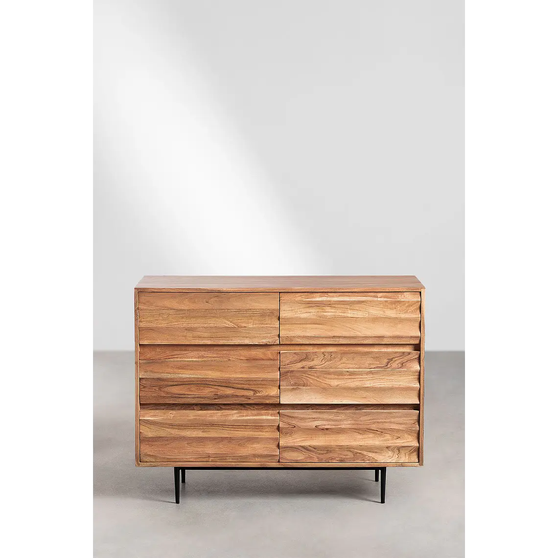 Cómoda Naela 110x40 cm en madera de acacia 5
