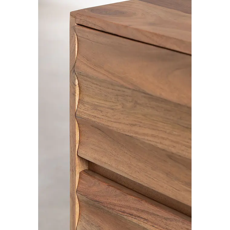 Cómoda Naela 110x40 cm en madera de acacia 6