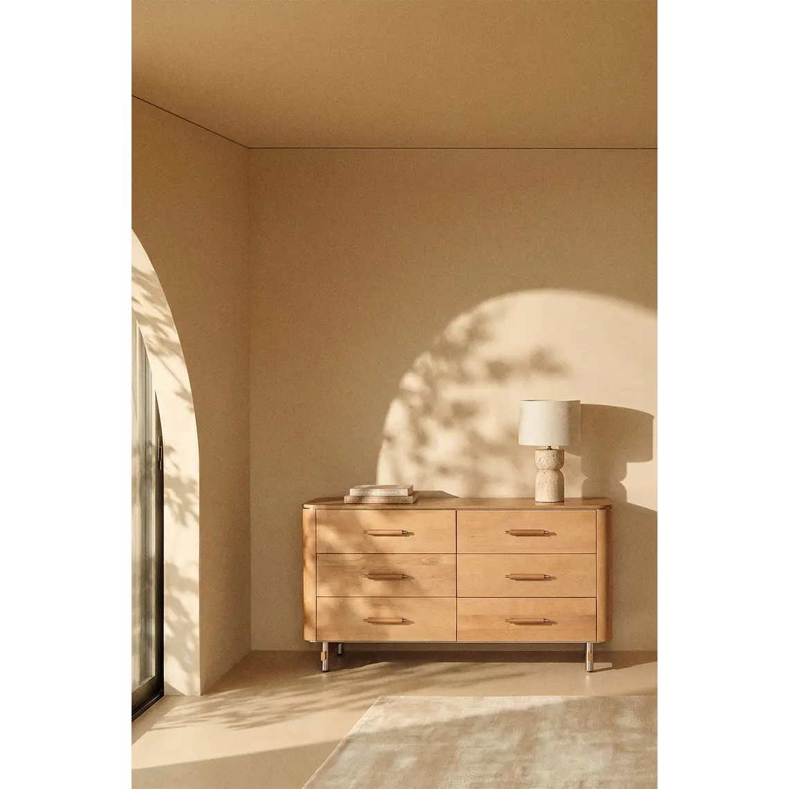 Cómoda Nuria 140x45 cm en madera de mango 1