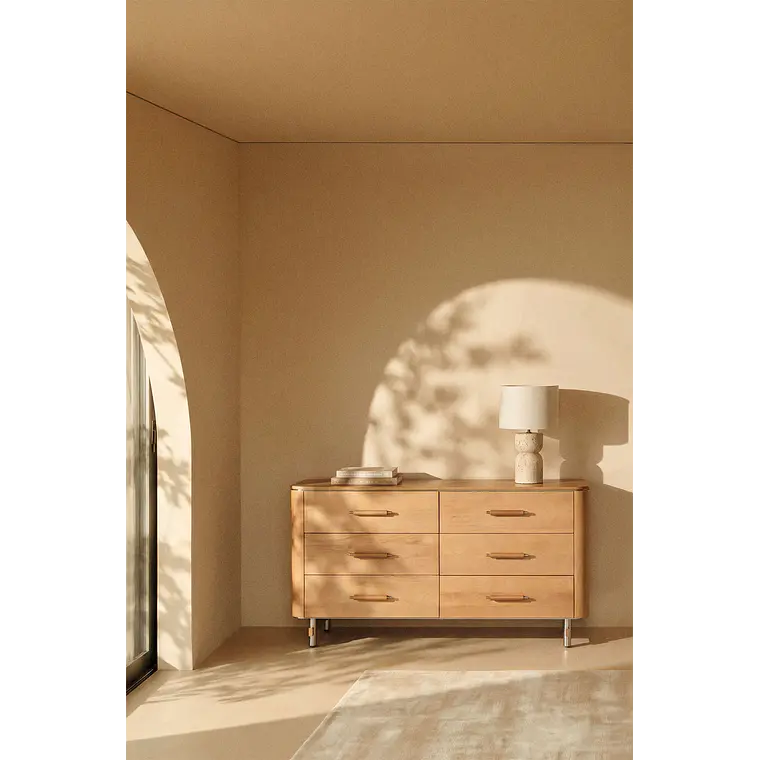 Cómoda Nuria 140x45 cm en madera de mango 12