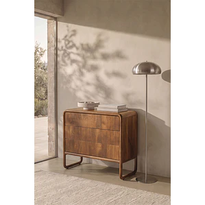 Cómoda Olira 90x40 cm en madera de mango