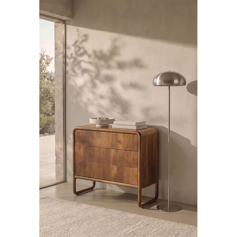 Cómoda Olira 90x40 cm en madera de mango 1