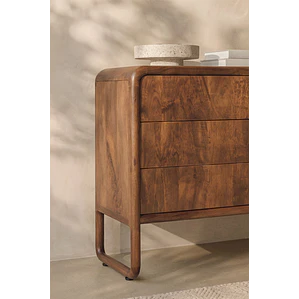 Cómoda Olira 90x40 cm en madera de mango