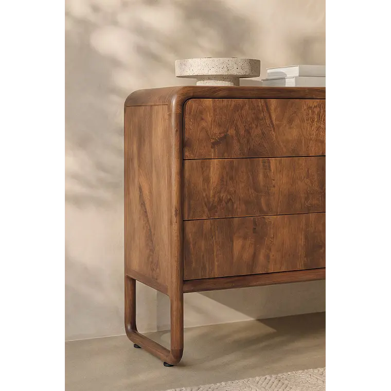 Cómoda Olira 90x40 cm en madera de mango 2
