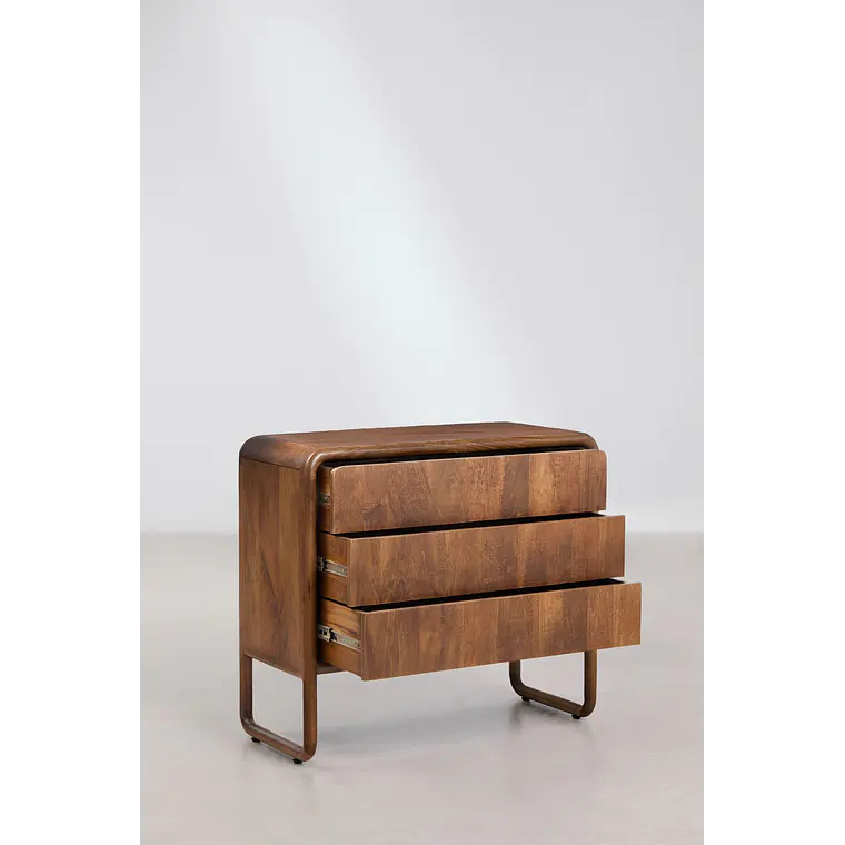 Cómoda Olira 90x40 cm en madera de mango 4
