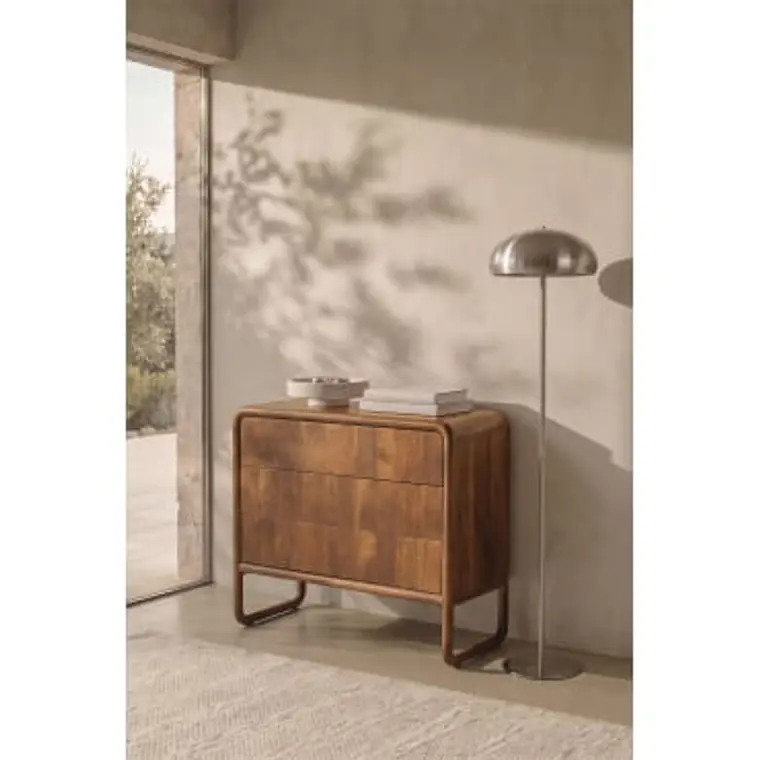 Cómoda Olira 90x40 cm en madera de mango 12