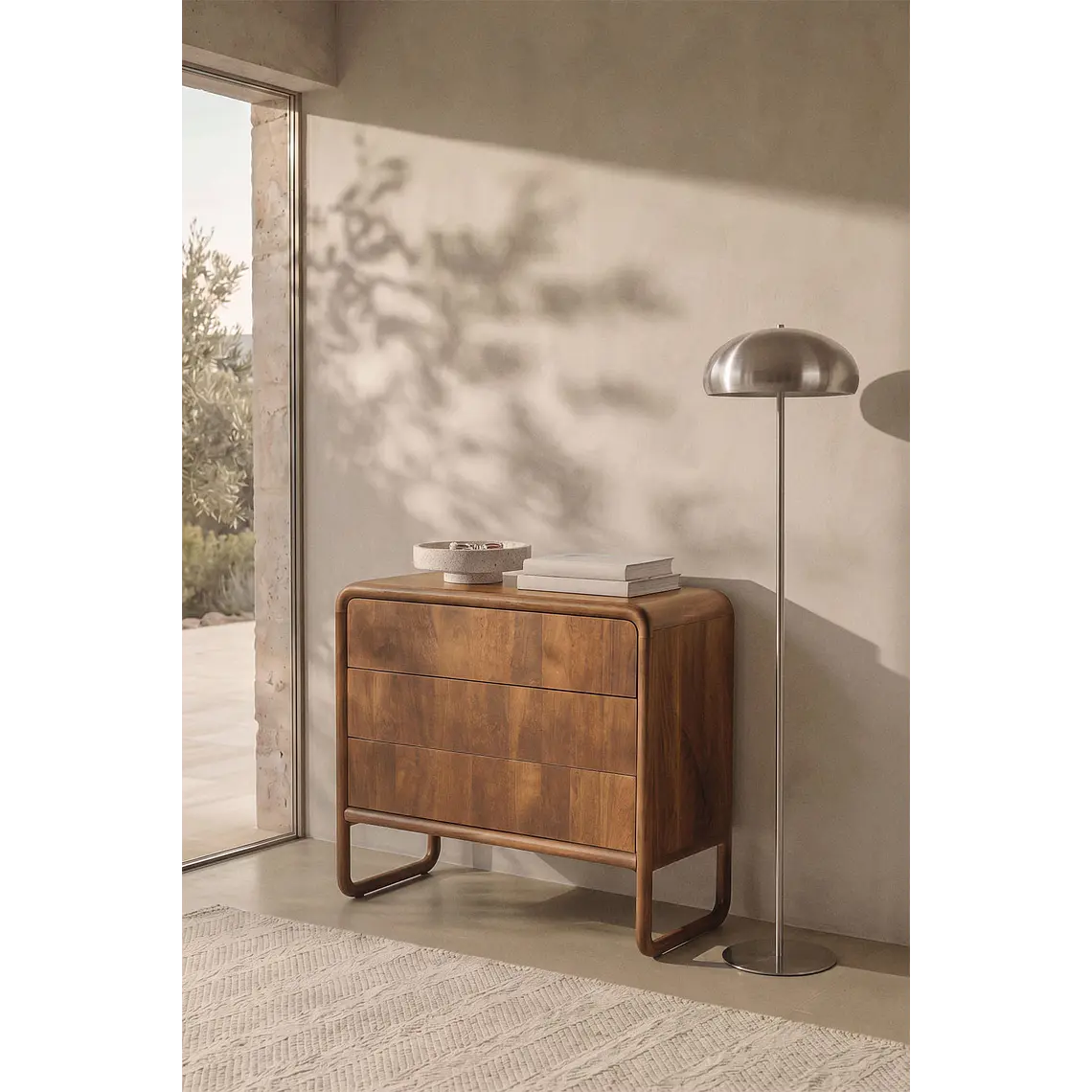 Cómoda Olira 90x40 cm en madera de mango 13