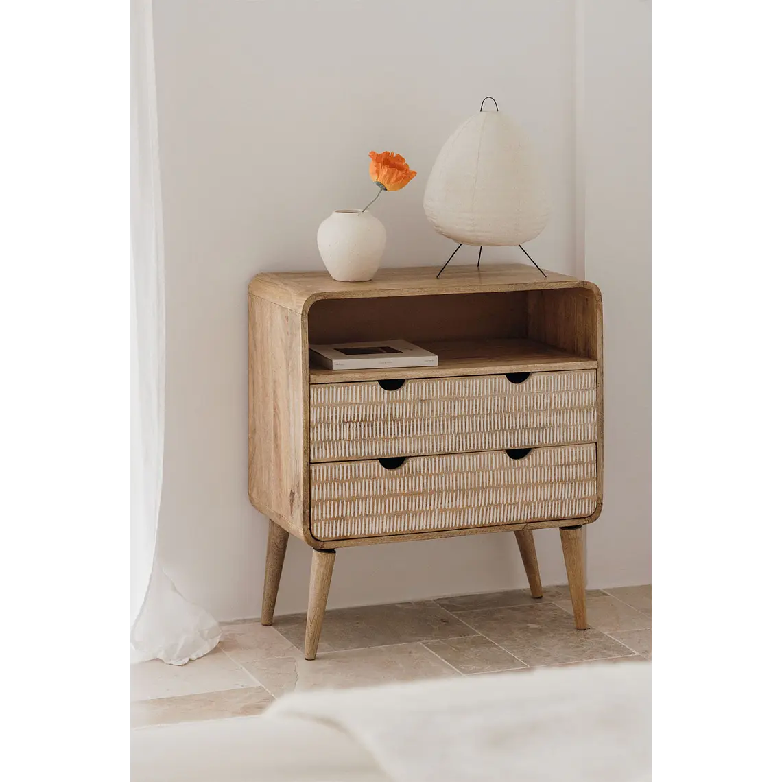 Cómoda Orena 70x35 cm en madera de mango 9