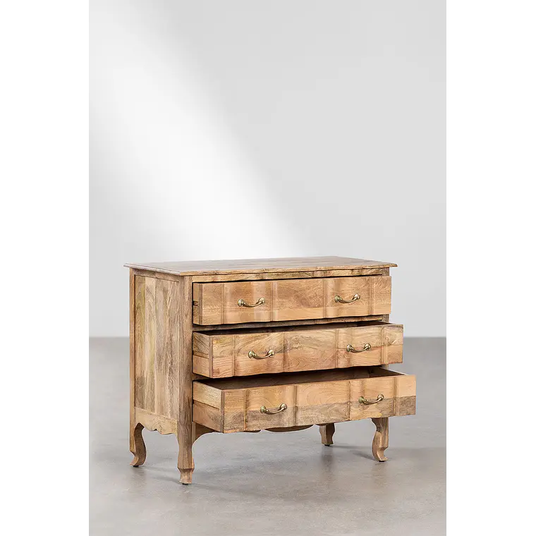 Cómoda Tavia 110x50 cm en madera de mango 4