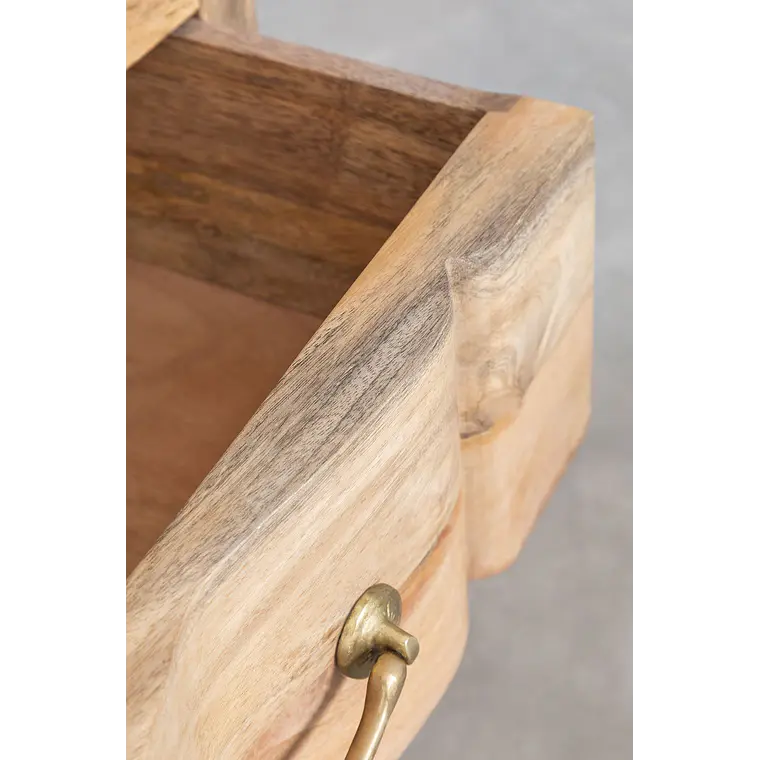 Cómoda Tavia 110x50 cm en madera de mango 6