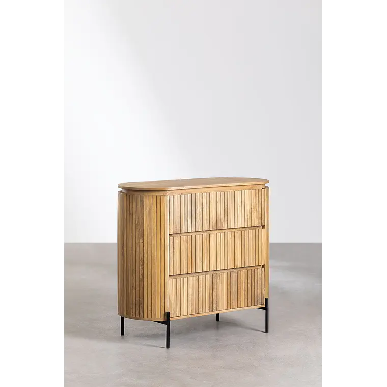 Cómoda Veyra 100x45 cm en madera de mango 4