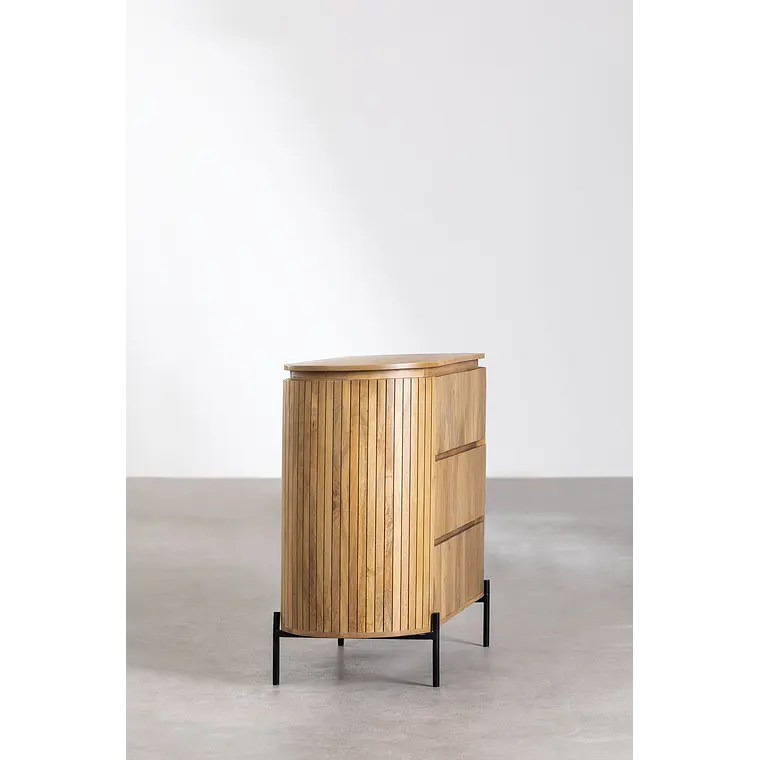 Cómoda Veyra 100x45 cm en madera de mango 6