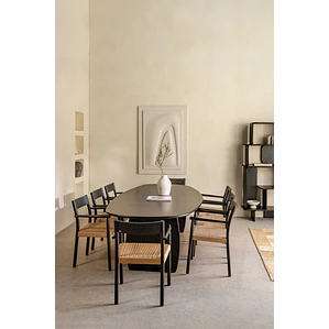 Conjunto de comedor Alvor en madera de mango