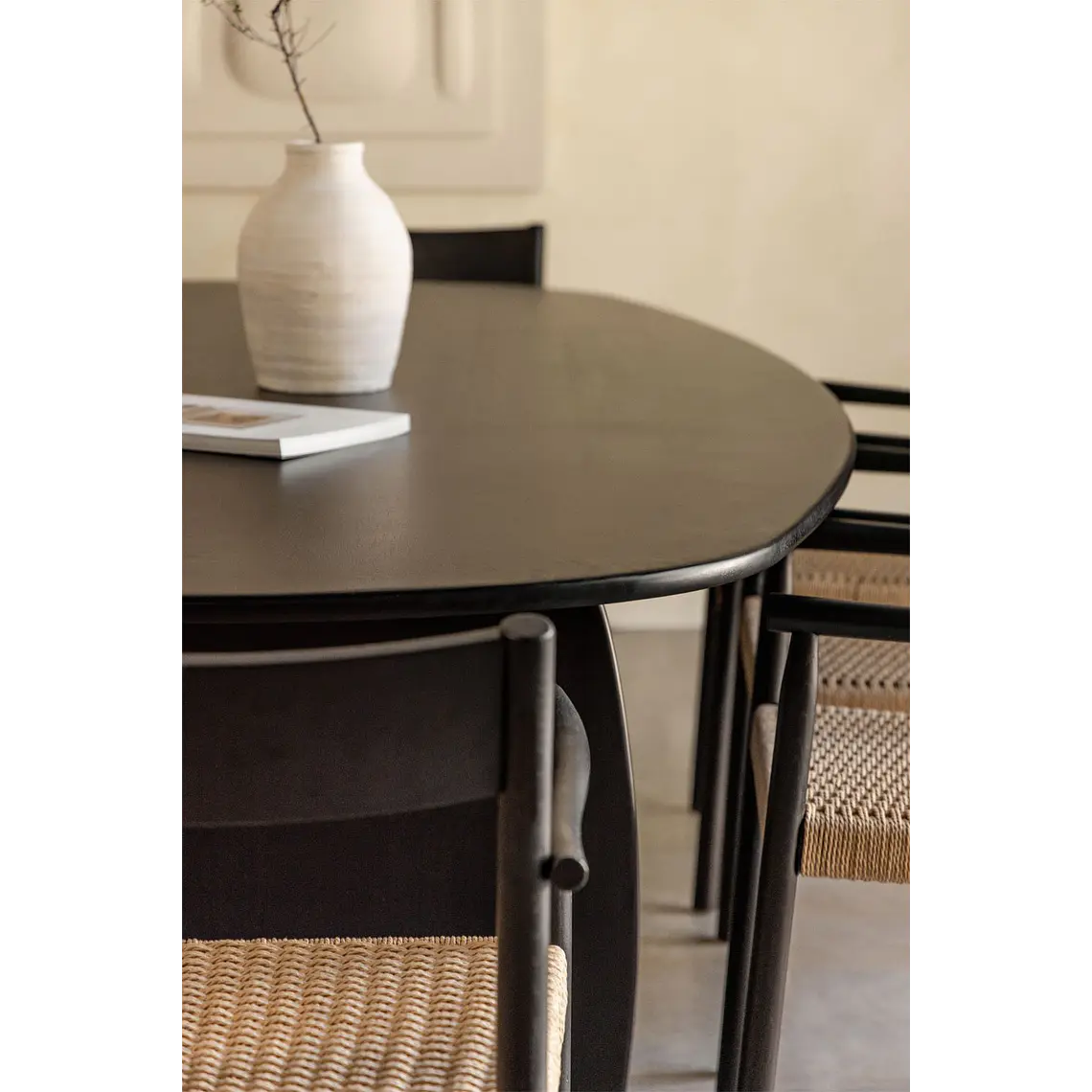 Conjunto de comedor Alvor en madera de mango 3