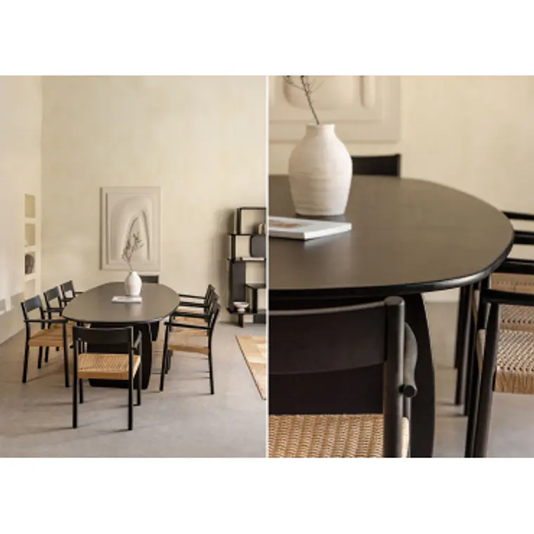 Conjunto de comedor Alvor en madera de mango 13