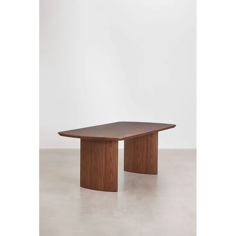 Conjunto de comedor Belen en madera de roble 5