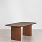 Conjunto de comedor Belen en madera de roble - Miniatura 5