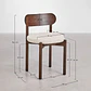 Conjunto de comedor Belen en madera de roble - Miniatura 12