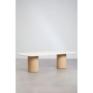 Conjunto de comedor Cenena en acabado cemento