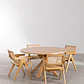 Conjunto de comedor Darune en ratán - Miniatura 2