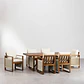 Conjunto de comedor Eiror en madera de acacia - Miniatura 3