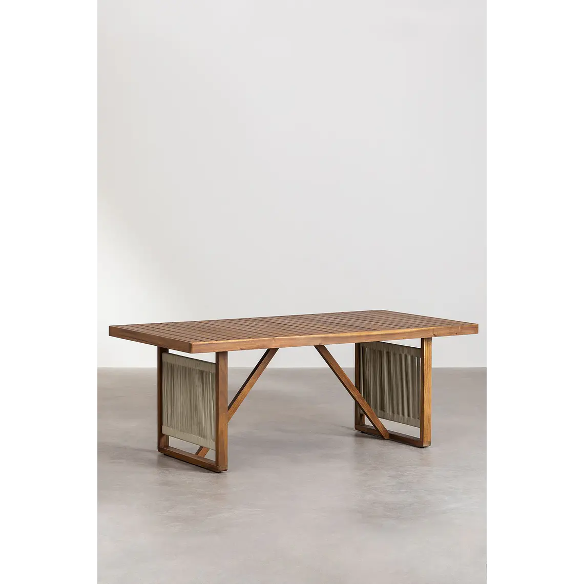Conjunto de comedor Eiror en madera de acacia 4