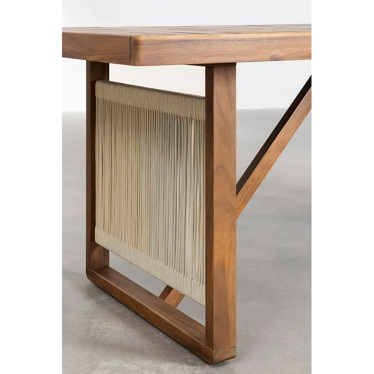 Conjunto de comedor Eiror en madera de acacia 5