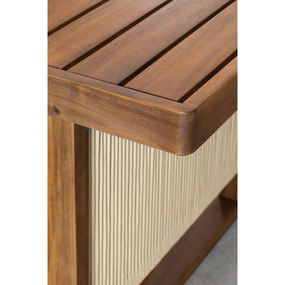 Conjunto de comedor Eiror en madera de acacia 6