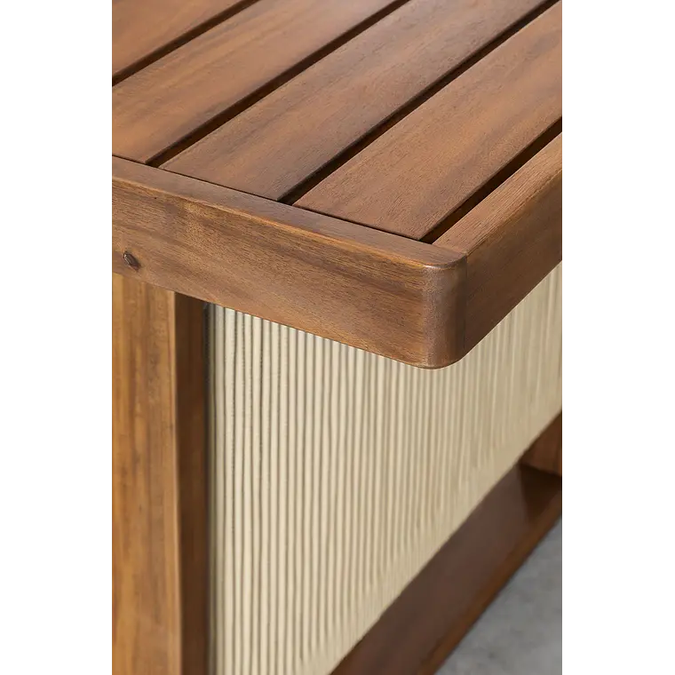 Conjunto de comedor Eiror en madera de acacia 6