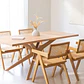 Conjunto de comedor Ilaor en ratán - Miniatura 1