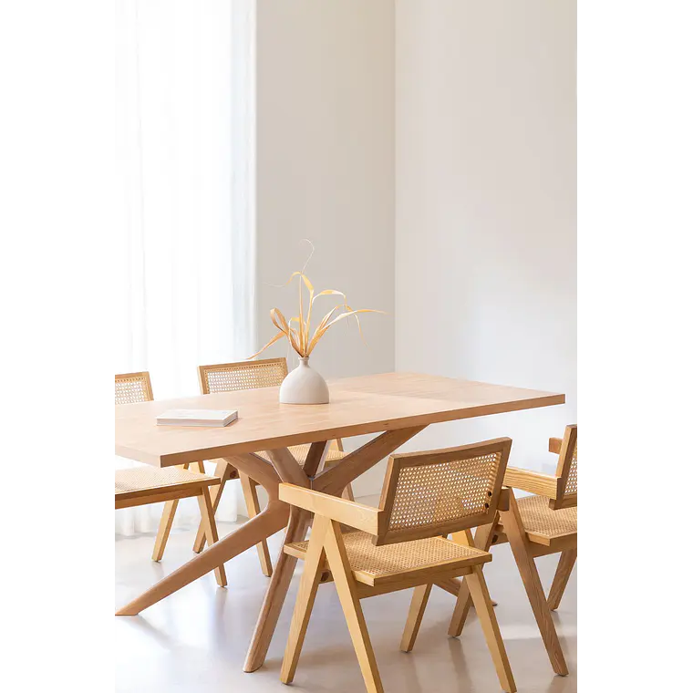 Conjunto de comedor Ilaor en ratán 2