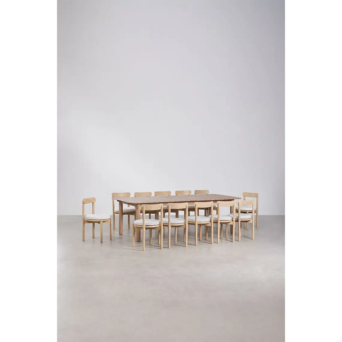 Conjunto de comedor Iveris en madera de acacia 4