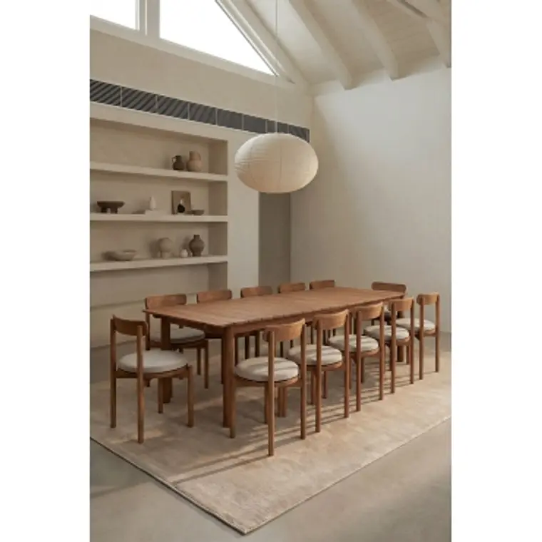 Conjunto de comedor Iveris en madera de acacia 14