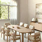 Conjunto de comedor Jaelen en madera de acacia - Miniatura 1