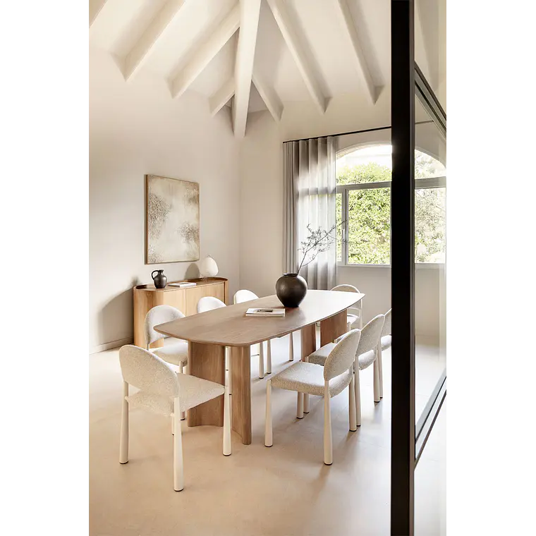 Conjunto de comedor Kioena en madera de mango 2
