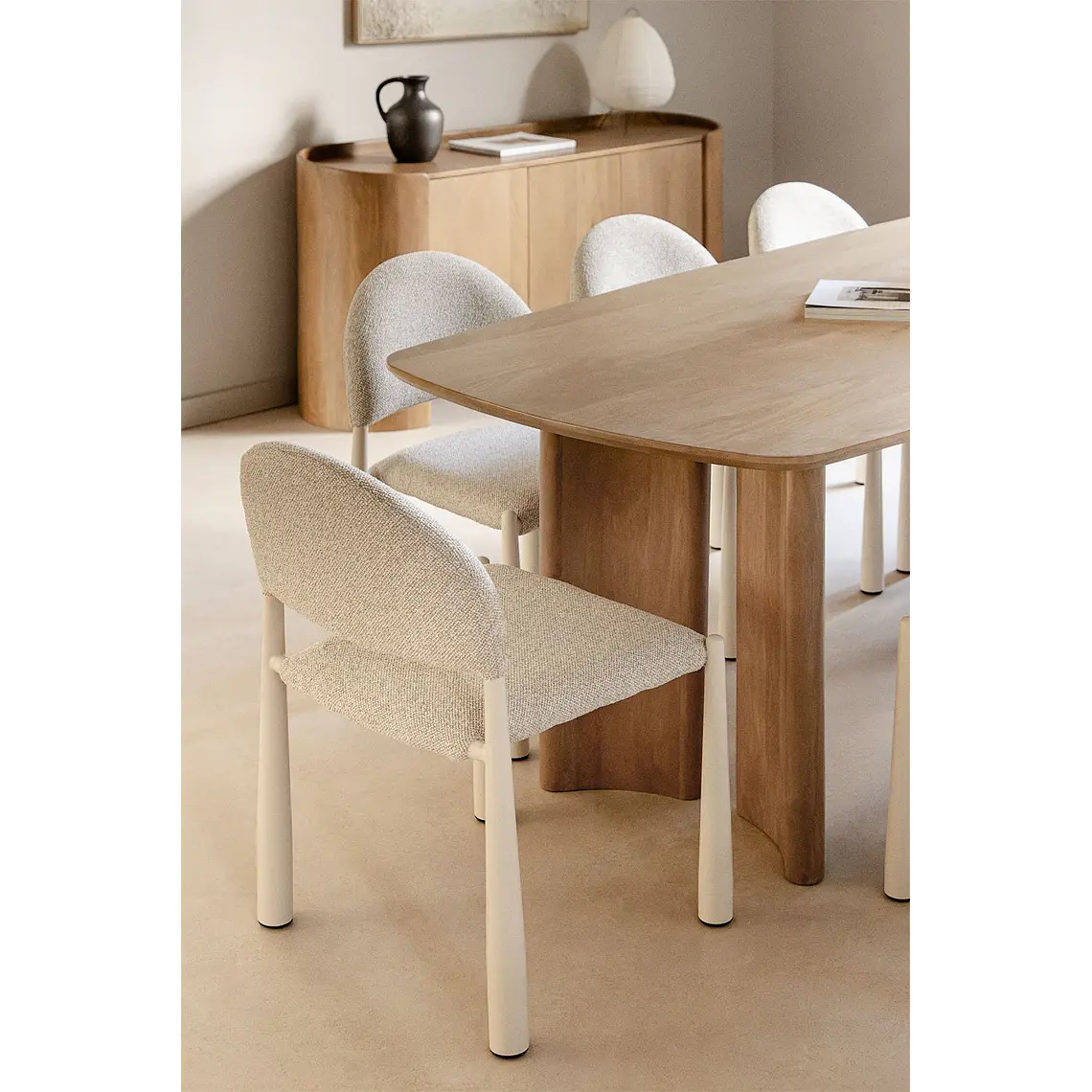 Conjunto de comedor Kioena en madera de mango 3