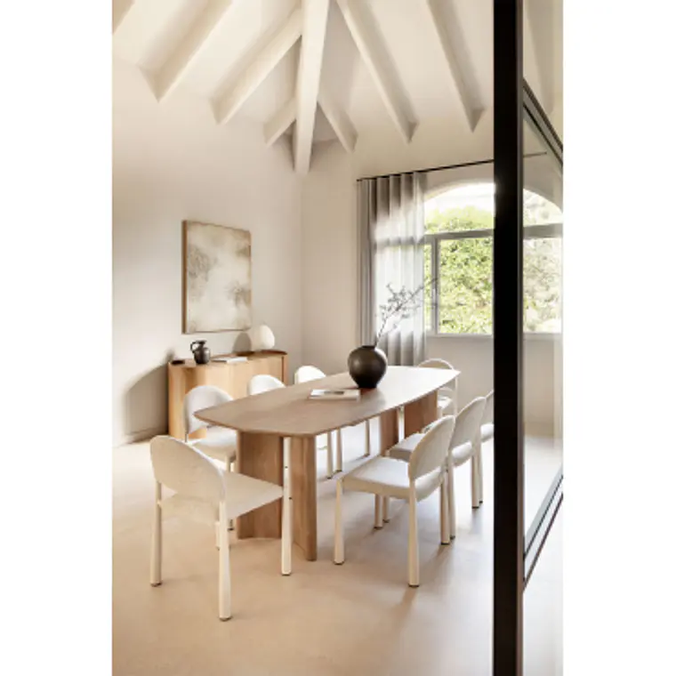 Conjunto de comedor Kioena en madera de mango 13