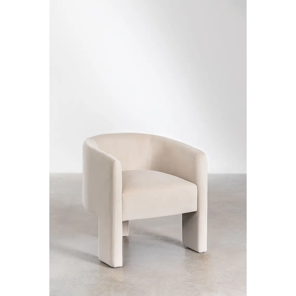 Conjunto de comedor Lioara en terciopelo 9