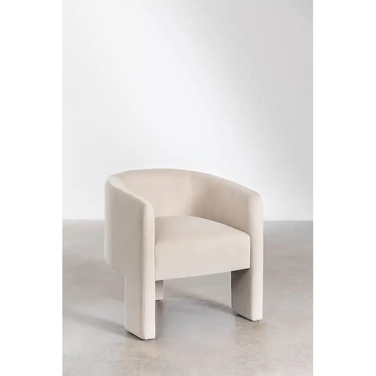 Conjunto de comedor Lioara en terciopelo 9