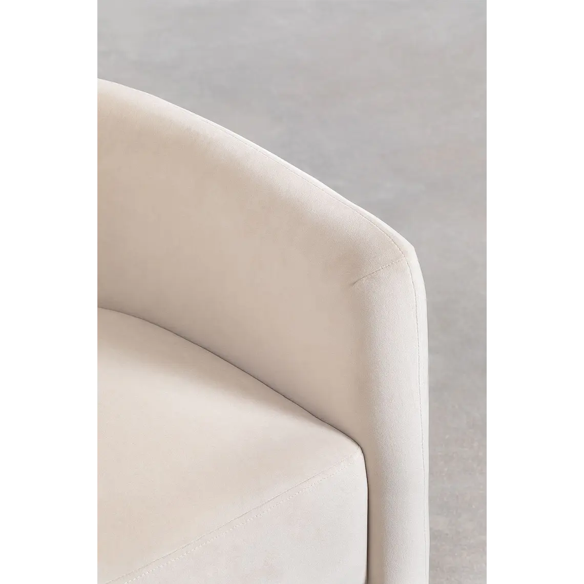 Conjunto de comedor Lioara en terciopelo 11